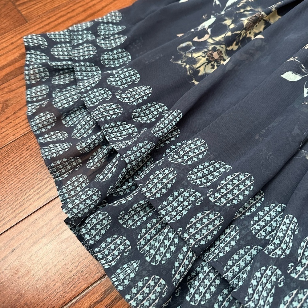 Free People Boho Mixed Floral Print Dress - Picture 6 of 9